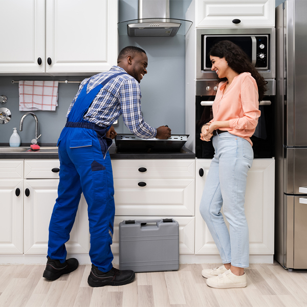 can you provide an estimate for cooktop repair before beginning any work in Primghar